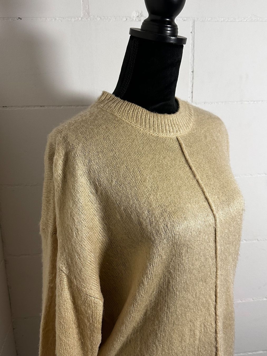 Maglioni & Felpe: Pull long ASOS maille beige col montant taille 36 – Usato da Préverenges venduto da whothefreshisfxck 1