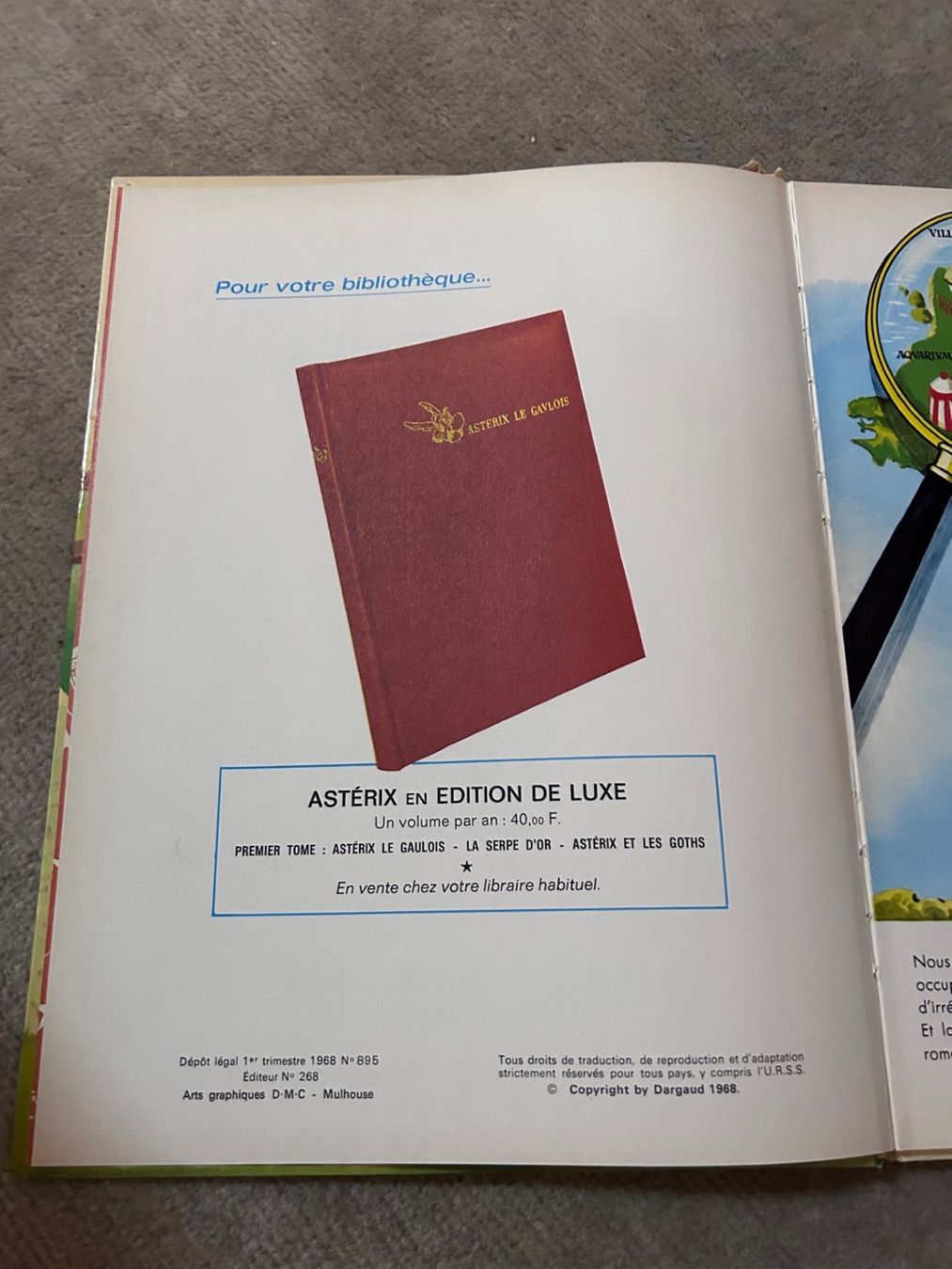 Fumetti: BD Astérix T.11 Le bouclier averne EO 1968 Dargaud Coté – Usato da Farvagny-le-Grand venduto da OlivierFurrer 1