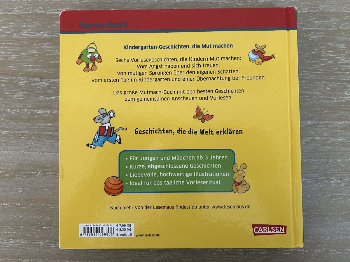Libri: Lese Maus Kindergarten-Geschichten, die Mut machen – Usato da Wolhusen venduto da eve_m6cg 2