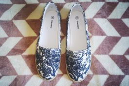 Espadrilles 38 Women von Graceland Neu! Blau-Weiss