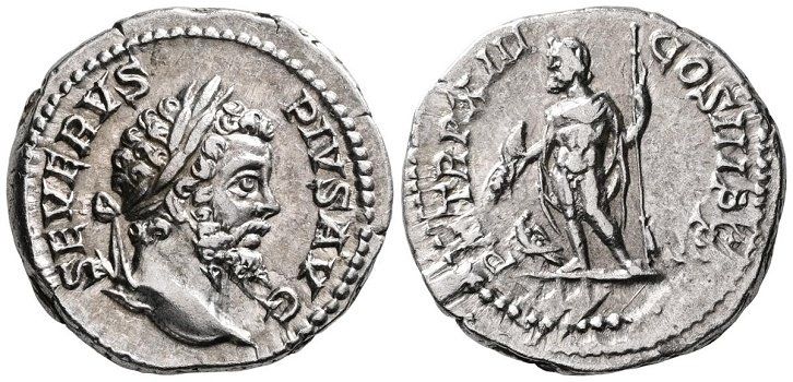 Alle Münzen: SEPTIMIUS SEVERUS AR Denarius (205 AD). Nice ! – Gebraucht aus La Sarraz von classicworldcoins
