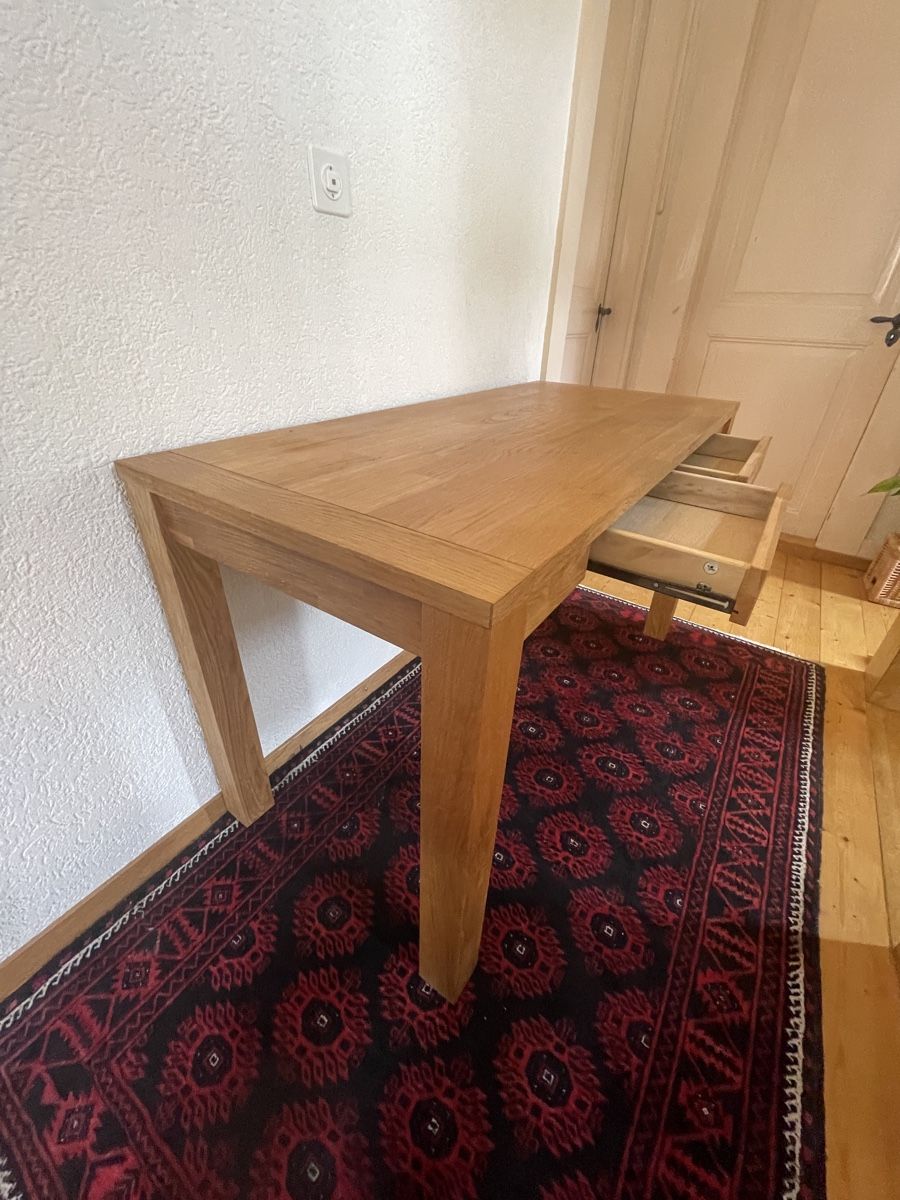 Jysk Scrivanie: Bureau/Table avec 2 tiroirs couleur chêne – Usato da Neuchâtel venduto da Idea_plus