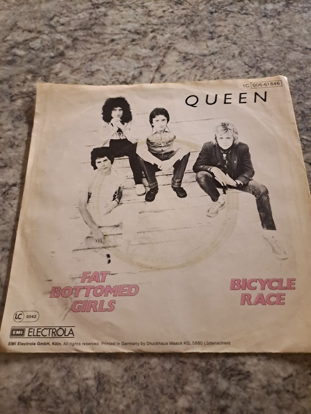 Vinyles: Single  QUEEN  "Bicycle Race" EMI – D'occasion à Uetendorf par Essiggurken 1