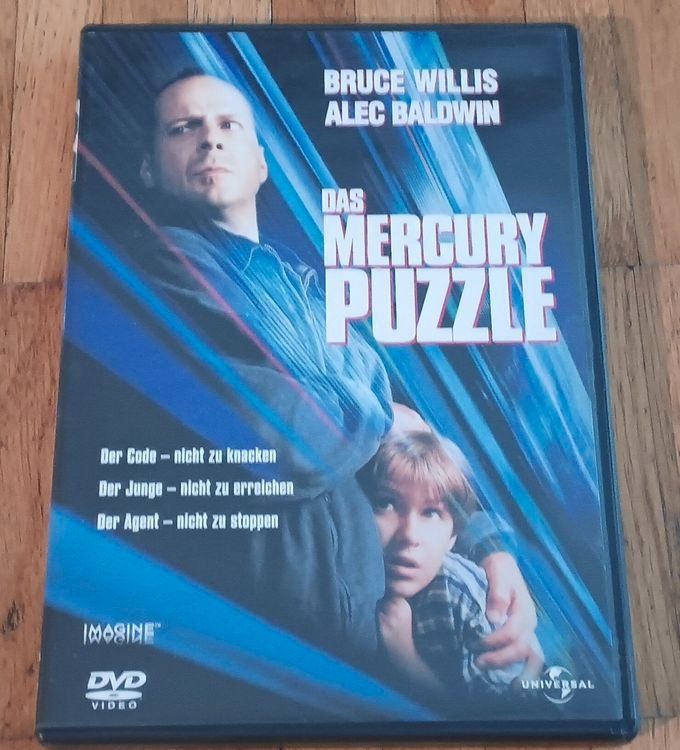 Tutti i DVDs: Das Mercury Puzzle mit Bruce Willis & Alec Baldwin! – Usato da Blitzingen venduto da DarPapaya