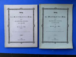 Vortrag der Gesellschaft der Böcke. 13 Nummern 1868 bis 1910