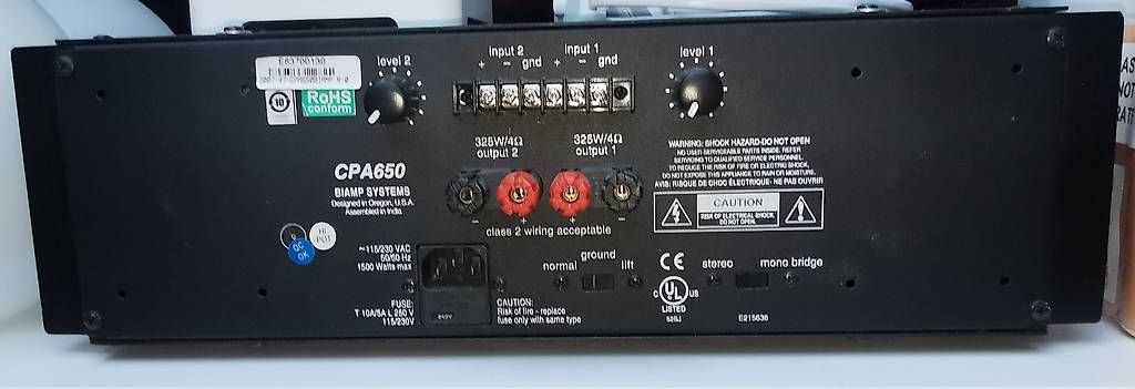 Tutti gli attrezzi: Biamp CPA 650  – Usato da Sion venduto da Freigeist6 1