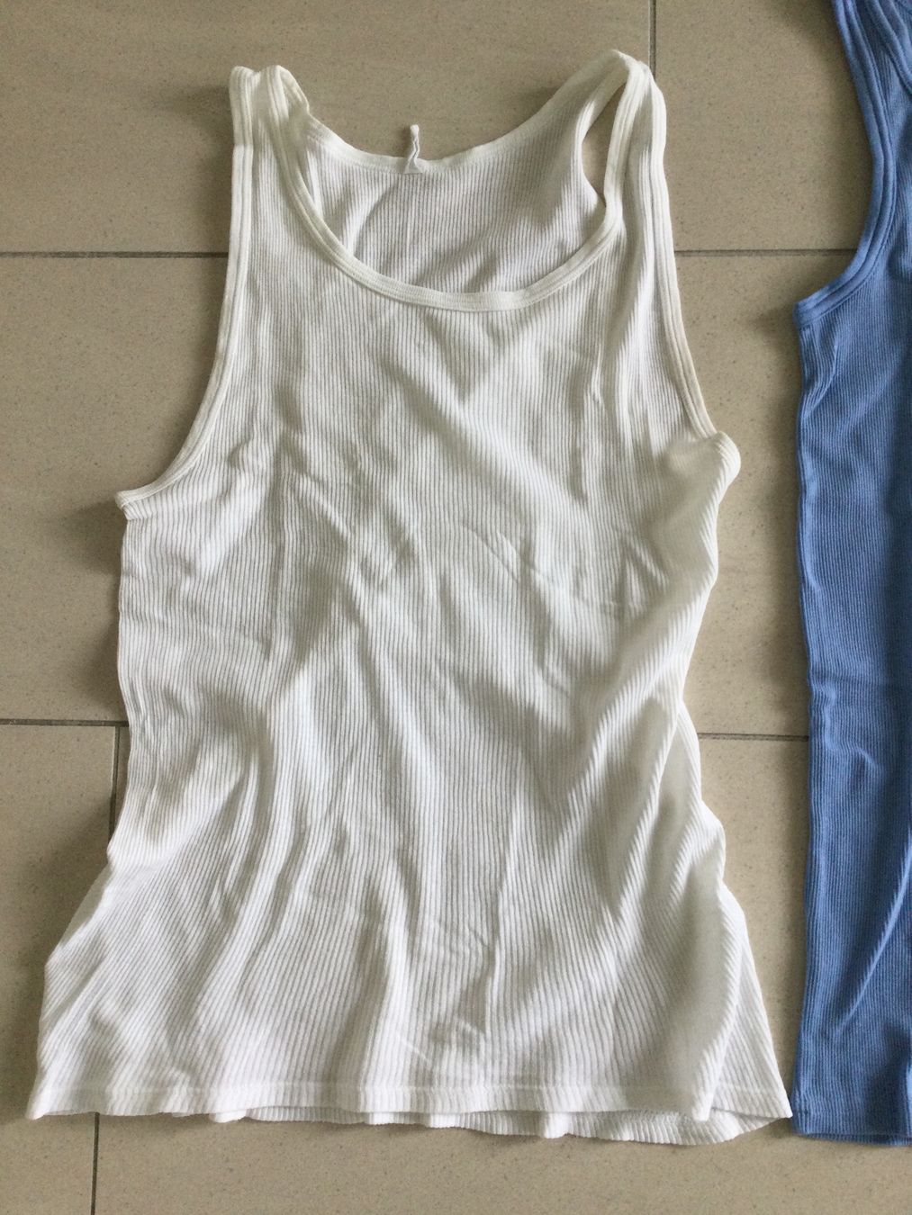 Biancheria intima: 2er Set Unterhemd Feinripp, Gr. M, 1 x neu – Nuovo (secondo la descrizione) da Zug venduto da ang_rxx5 2