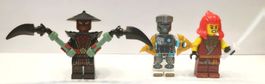 Lego Ninjago Minifiguren Drix, Wyldfyre und Zane - Neu