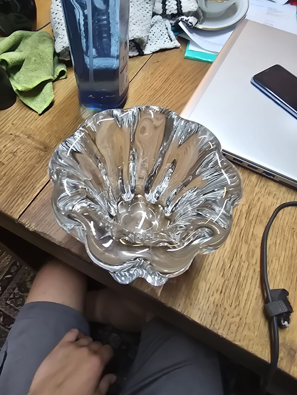 Vasi & Recipienti: Glas Vase Blumenform Massiv (D1) – Usato da Rorschach venduto da TimelessTrading
