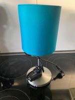 Türkis Lampe, Nachttischlampe, Tischlampe, Top Zustand