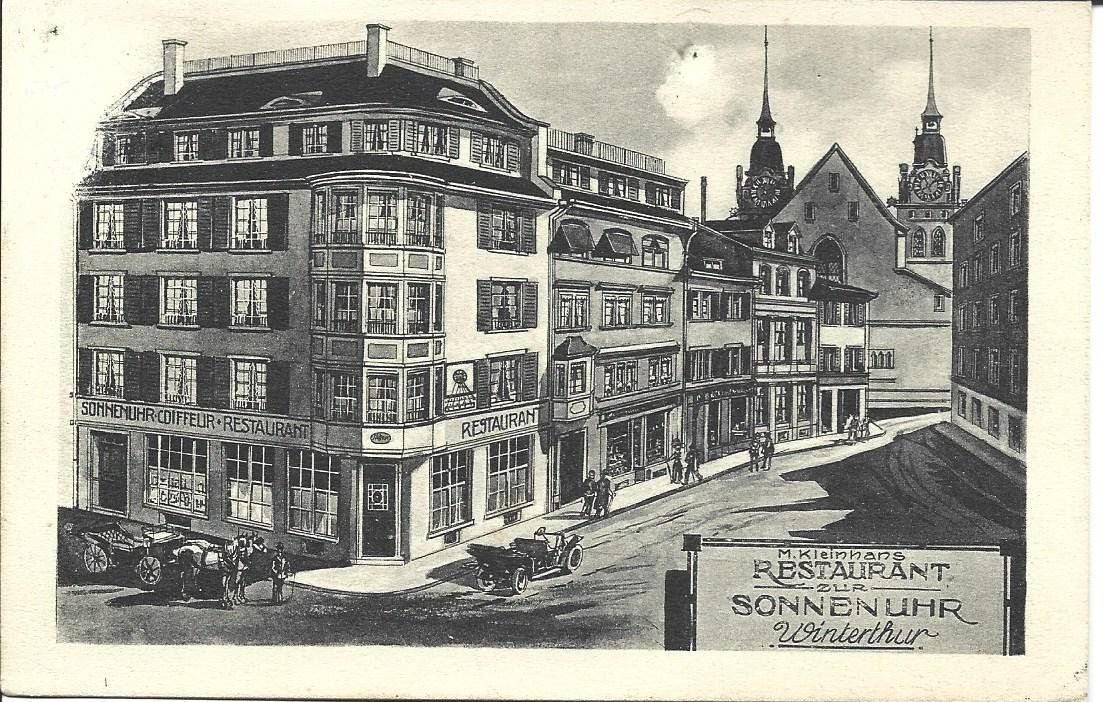 Cartoline postali: AK Winterthur  Restaurant – Usato da Appenzell venduto da mai25