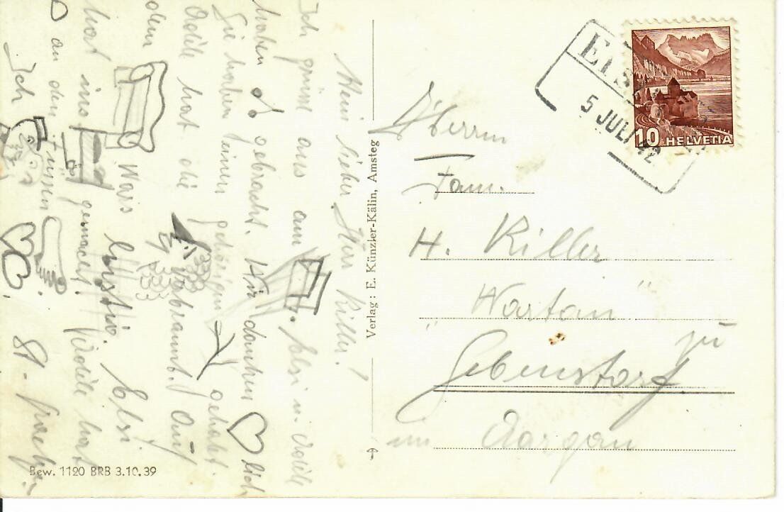 Cartes postales: Amsteg - Bahnpost – D'occasion à Hochdorf par Ziegel-16 1