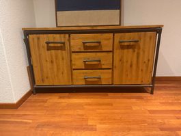 Sideboard Holz Industrial gebraucht guter Zustand