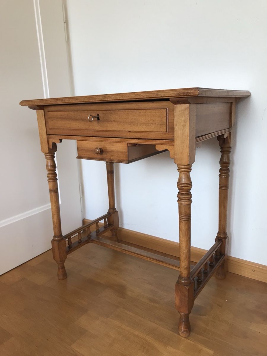 Tavoli: Très jolie table vaudoise ancienne à 2 tiroirs – Usato da Villeneuve VD venduto da sim_q5hp