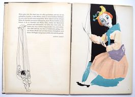 RAR Gauchat Pierre Marionetten Lithografie Zürich