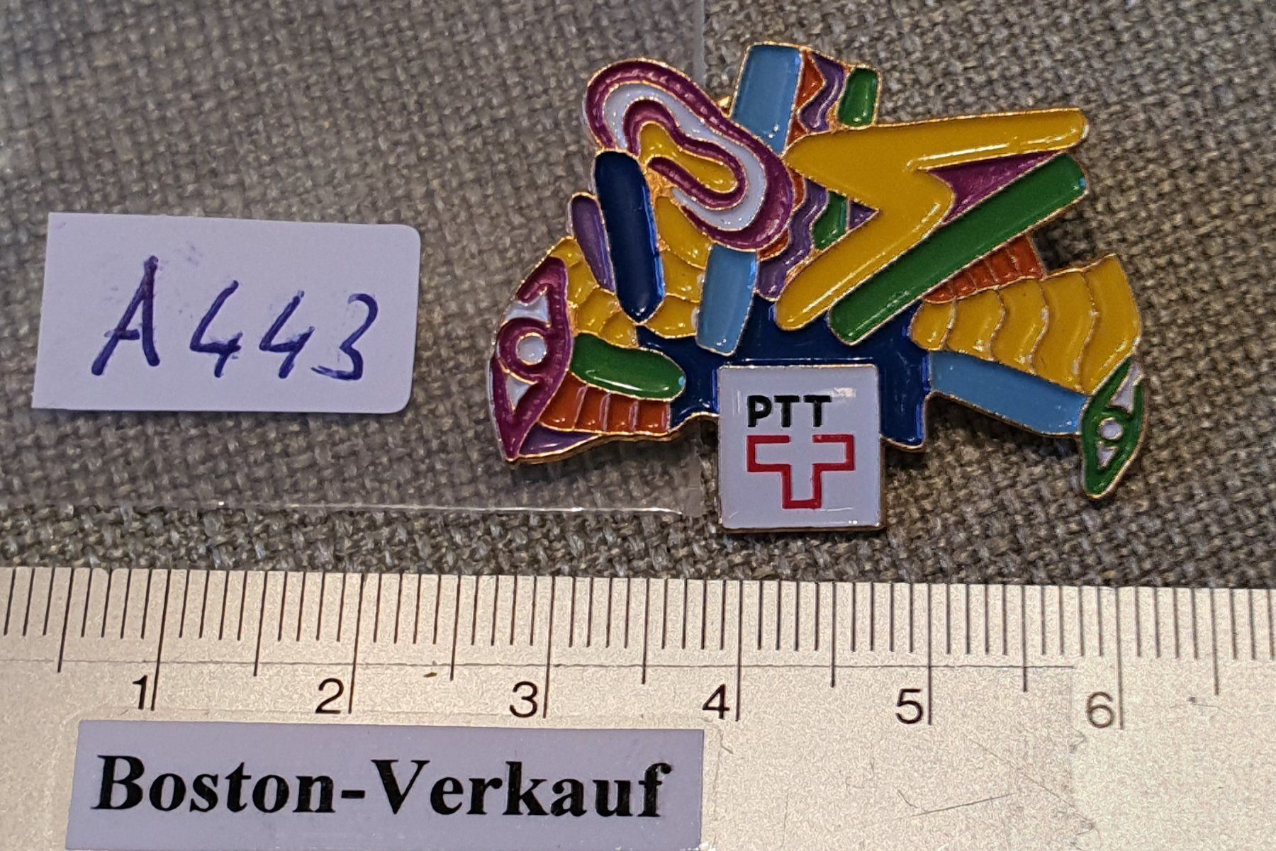 Telefone: A443 - Pin PTT Kunst? – Gebraucht aus Reinach BL von Boston-Verkauf 2