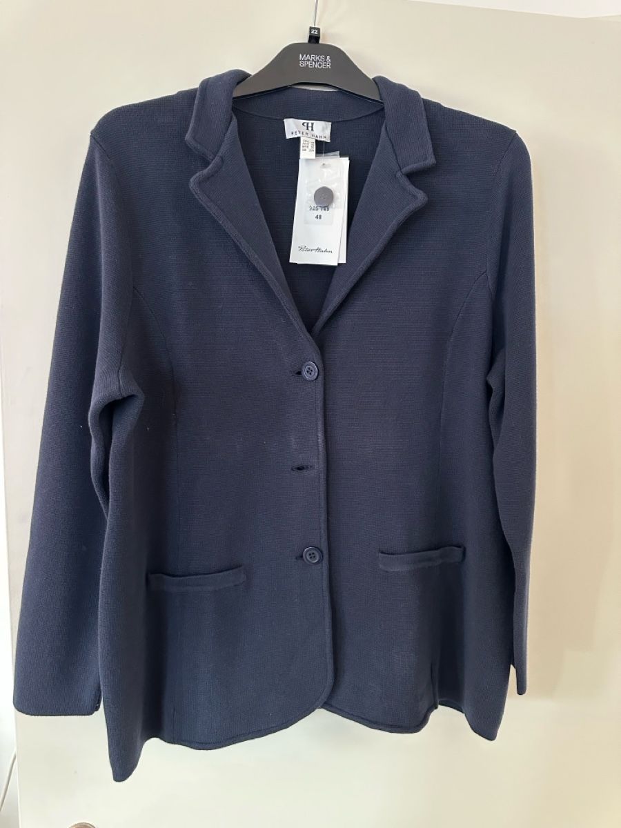Peter Hahn Jacken: NEW Peter Hahn Navy Blazer size 46 – Neu und originalverpackt aus männedorf von stina_01