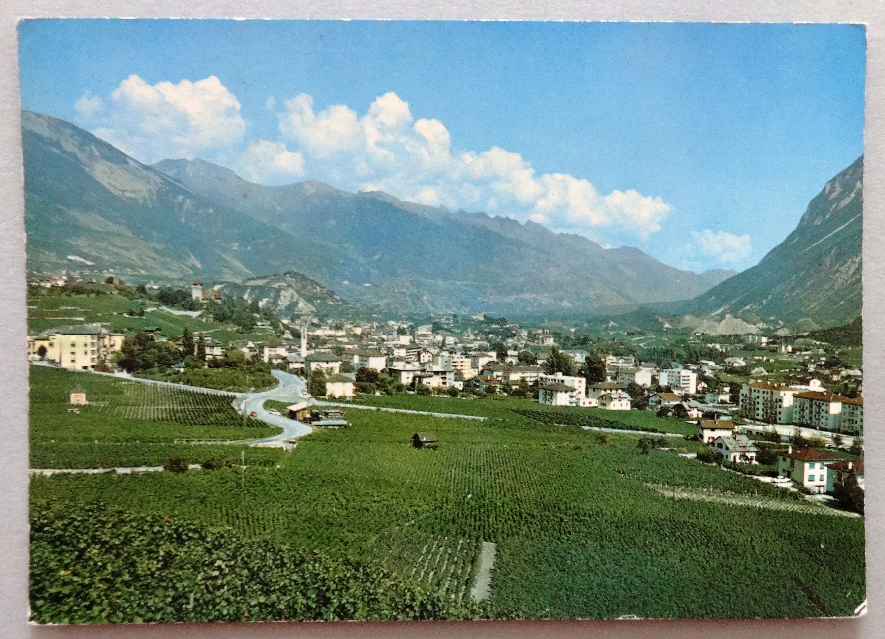 Cartoline postali: Ville de Sierre – Difettoso da Fétigny venduto da Billy2miny