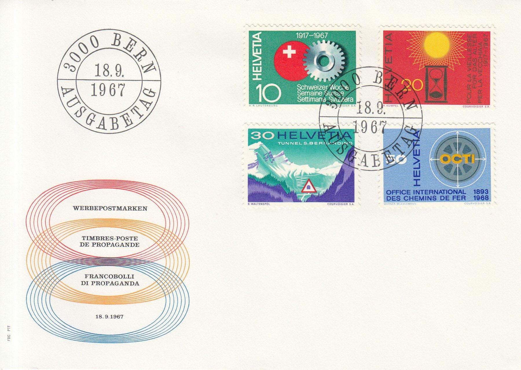 Tutti i francobolli: SBK 449 - 452 FDC – Usato da Bürglen TG venduto da StampGraf