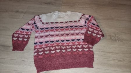 Süsser Mädchen Strickpullover, Grösse 146/152, Top Zustand!