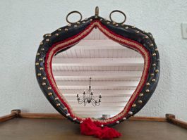 🌟Très beau Miroir Vintage – d'Artisanat/traditionnel -49 cm