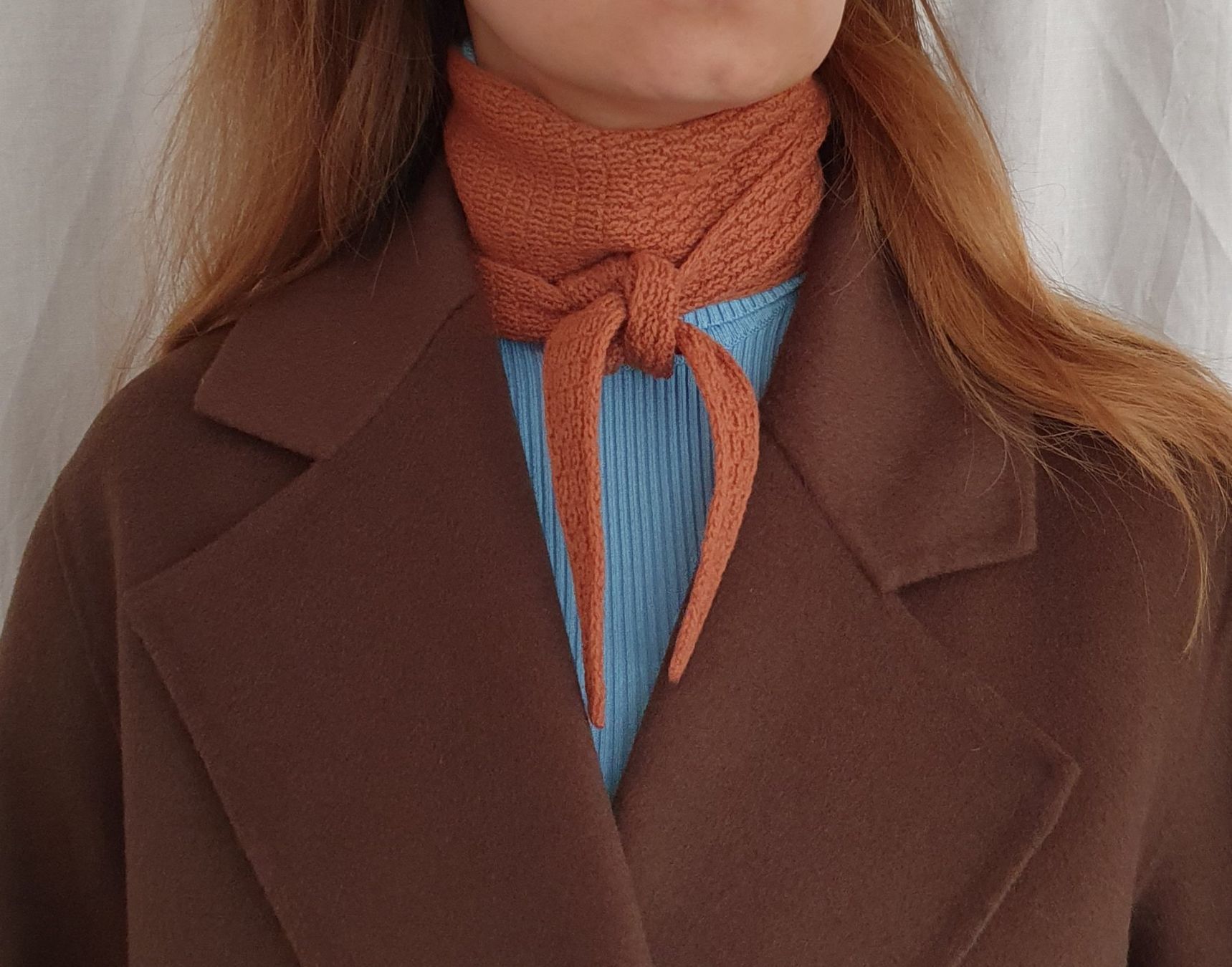 Foulard & Sciarpe: Mini scarf, Strickschal, Handgestrickt, Unikat, Geschenk – Nuovo e nell'imballaggio originale da Neunkirch venduto da Sandramay 7