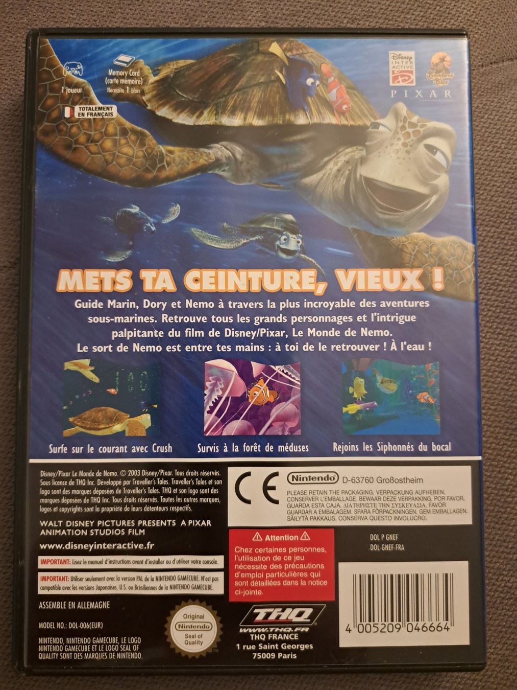 Nintendo Spiele: Le Monde de Nemo Nintendo Gamecube (FRA) – Gebraucht aus Genève von eng_7ylp 1