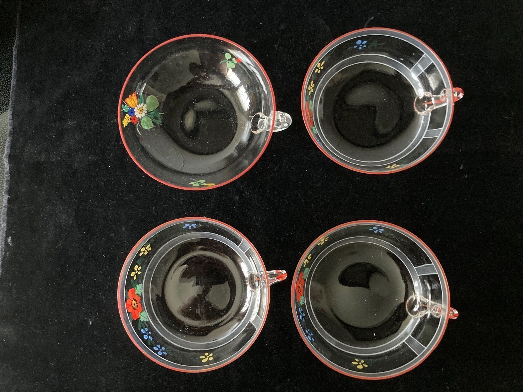 Tassen: 4 grosse, flache, Glas- Tassen – Gebraucht aus Zürich von Chaeffeler 2