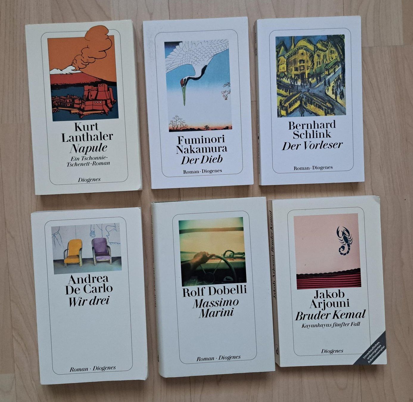 Libri: 6x Romane, Diogenes, gemischt – Usato da Basel venduto da Patiscat