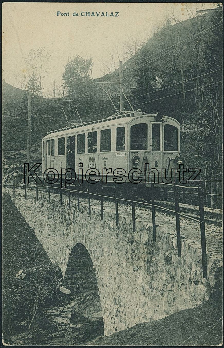 Cartes postales: VS Chavalet - Bahn MCM - Champéry – D'occasion à Schindellegi par dormay