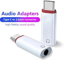 USB-C to 3.5mm Jack Adapter Headphone Audio Aux Cable Con