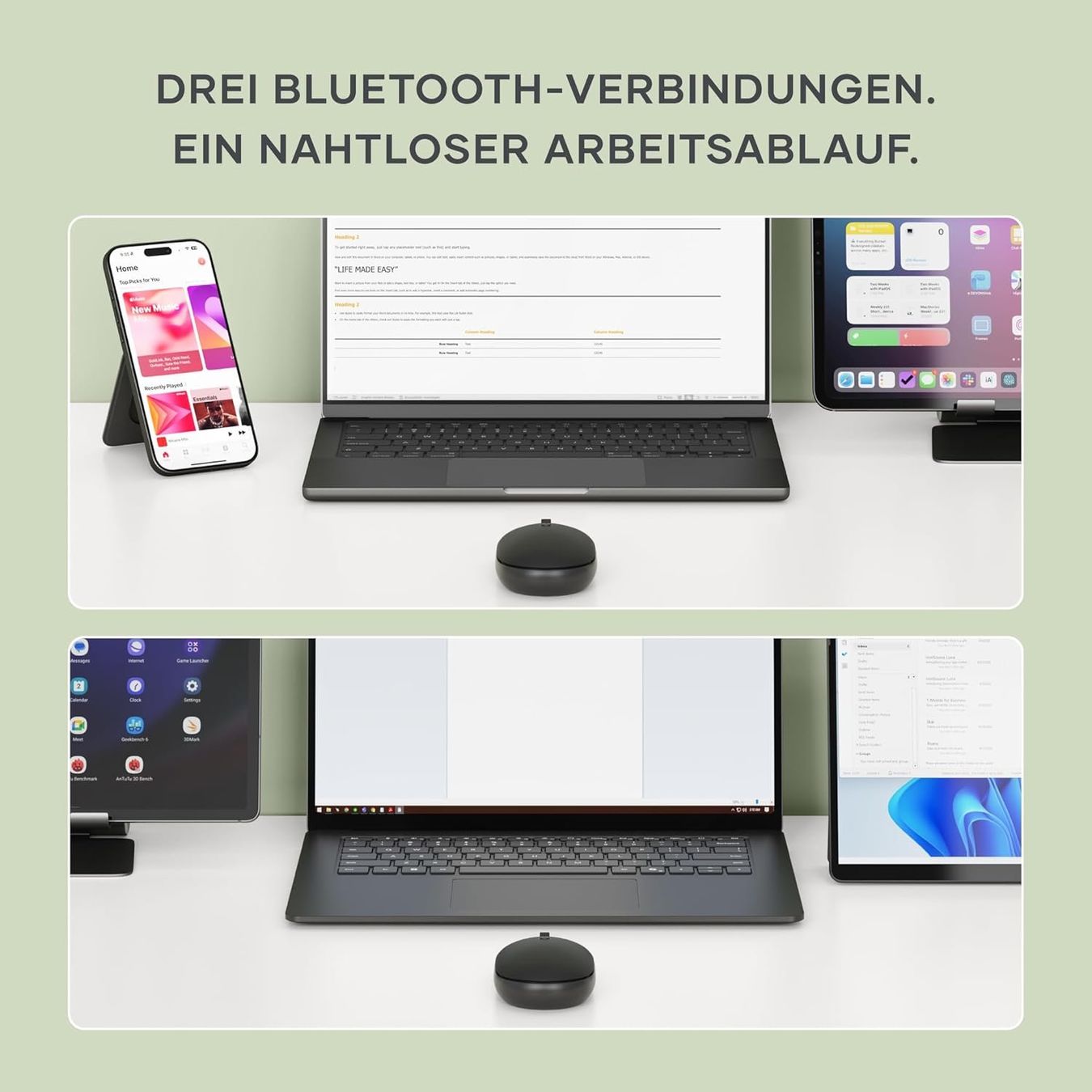 Satechi Maus: SATECHI OntheGo Bluetooth Maus – Neu (gemäss Beschreibung) aus Grosshöchstetten von Professio7 8