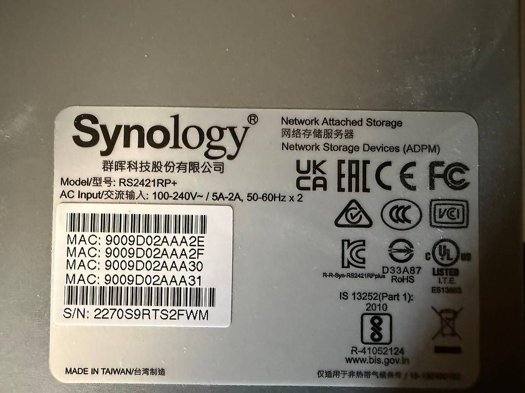 Synology Server: NAS System Synology RS2421RP+ – Usato da Mühlau venduto da Ingrid070898 3