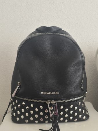Rucksack Michael Kors schwarz mit Nieten 