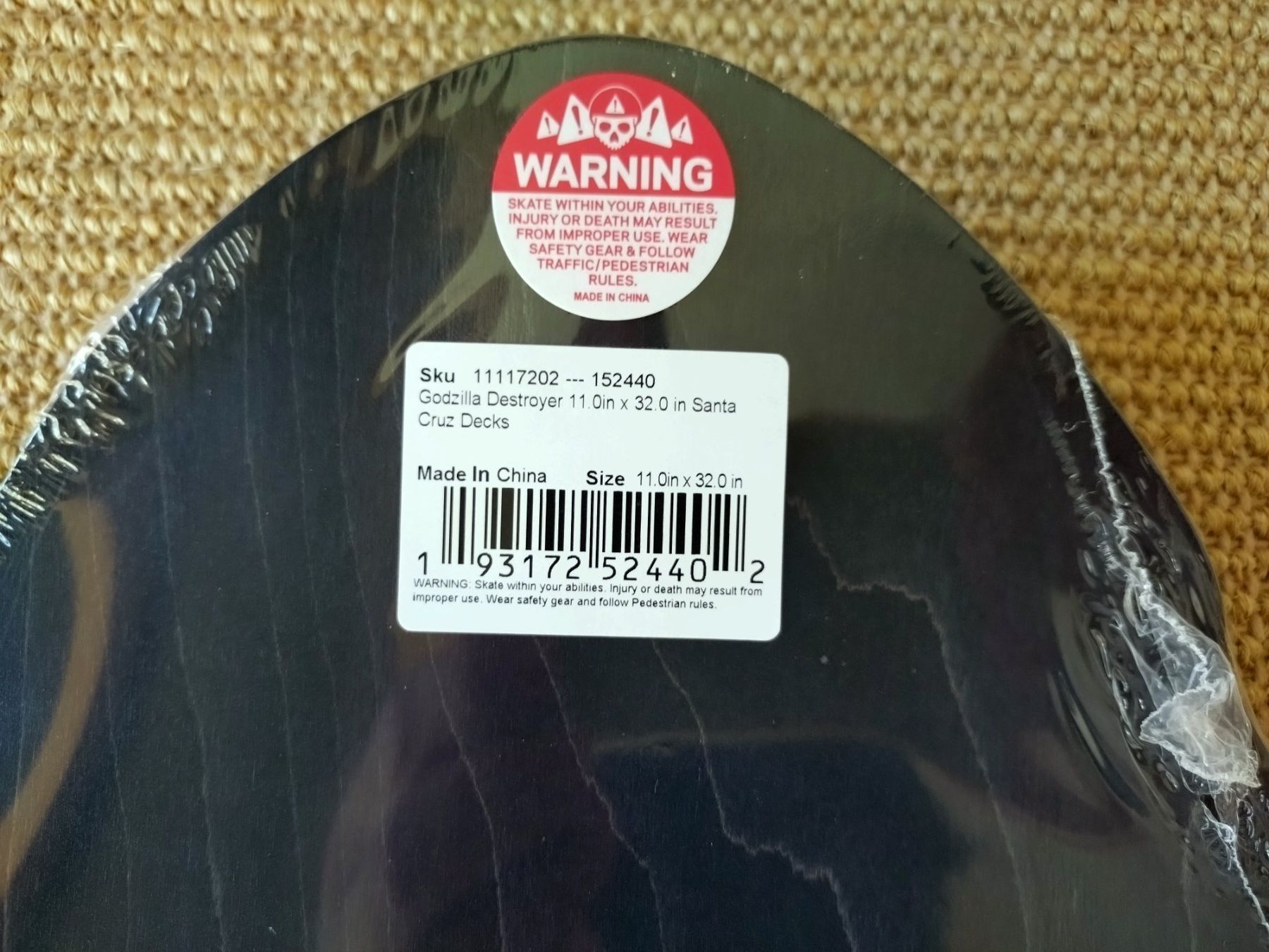 Santa Cruz Skateboards: Santa Cruz - Godzilla Destroyer Skateboard Deck – Neu und originalverpackt aus Ibach von Rgwerder 2