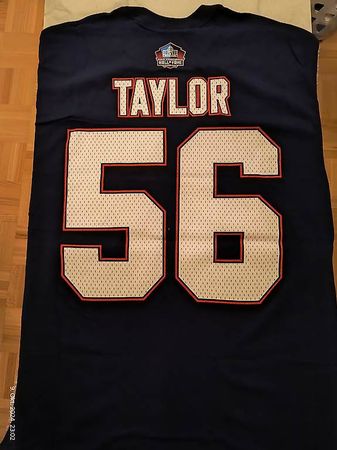 Lawrence Taylor #56 * Hall of Fame * NFL Throwback Shirt *