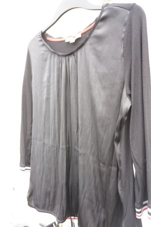 Bluse von Comma Grösse 44, schwarz