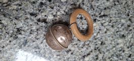 Antike Rassel Beissring Silber 925