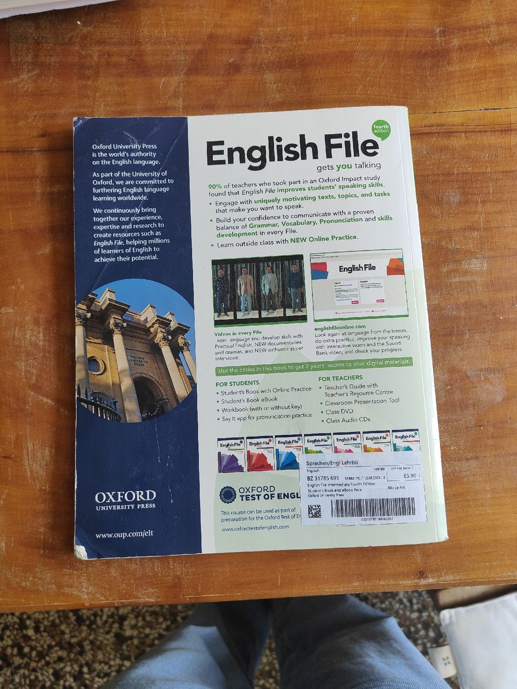 Libri: English File Intermediate 4th Edition - Top Zustand! – Nuovo (secondo la descrizione) da Basel venduto da UmbreonPokemon 1