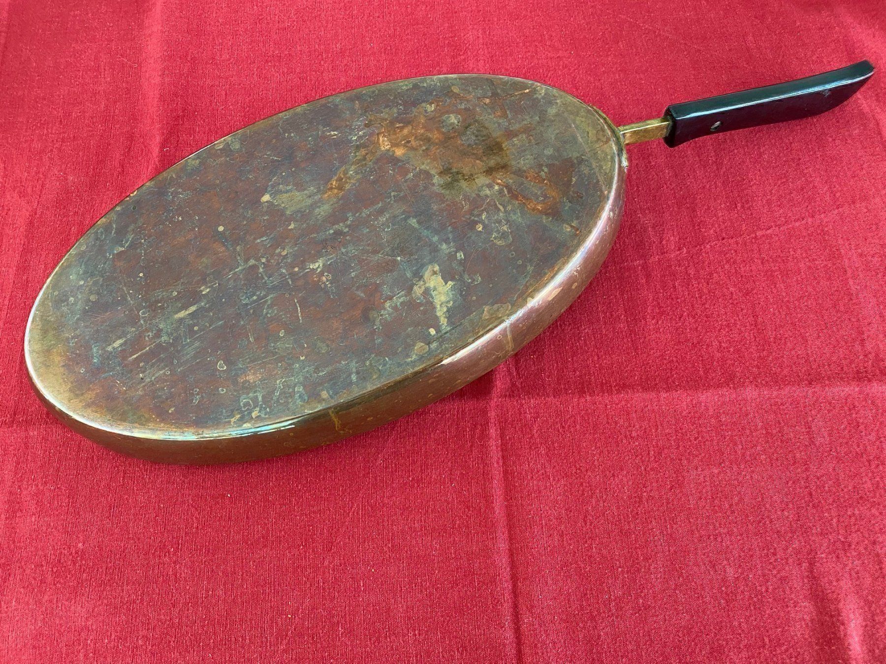 Padelle: Kupferpfanne oval – Usato da Hergiswil NW venduto da hofomo 1