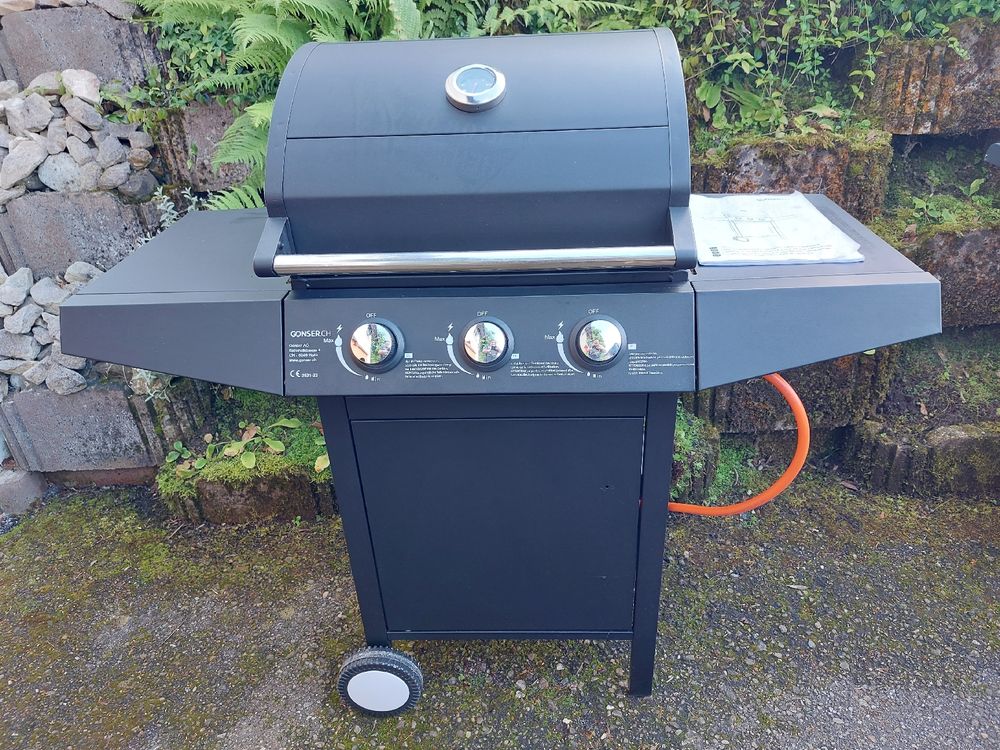 Erstaunlich Gas Grill 3 Brenner Fotos