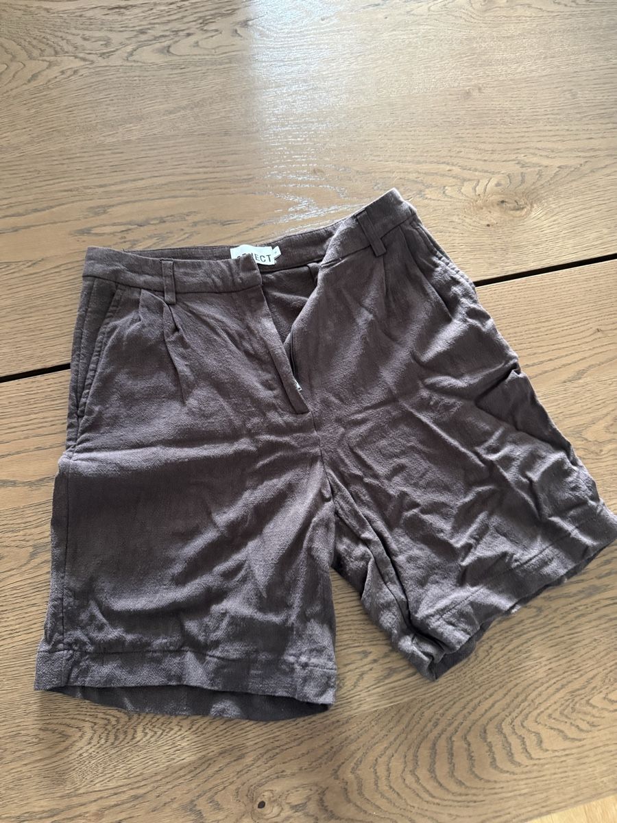 Pantaloni: OBJECT Damen Shorts Grösse 36 Braun Leinen – Nuovo (secondo la descrizione) da Uster venduto da Marciii 2