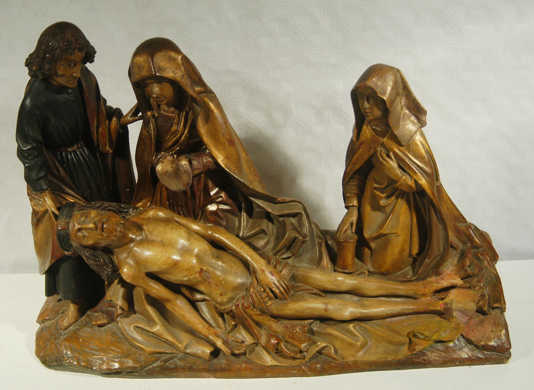 Sculptures & Statues: Antike Heiligengruppe aus Gips – D'occasion à Herisau par Wisen