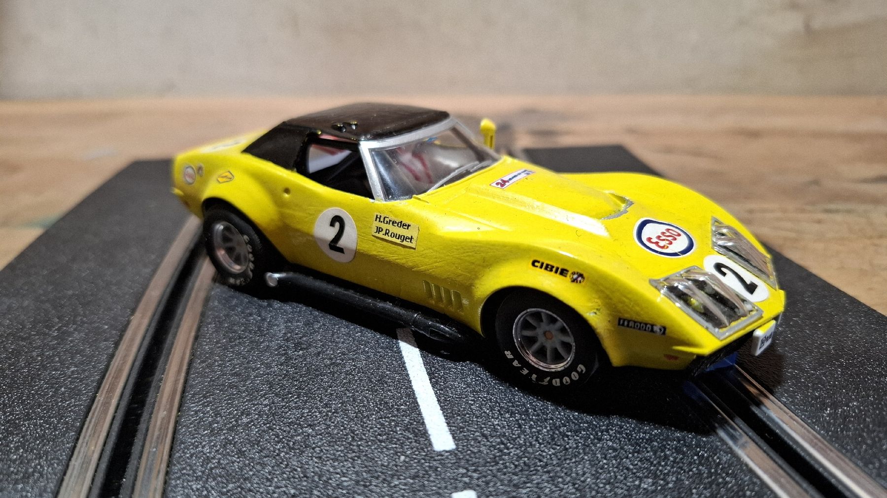 Modellautos: Slotcar Corvett – Defekt aus Flaach von Gommi81 1