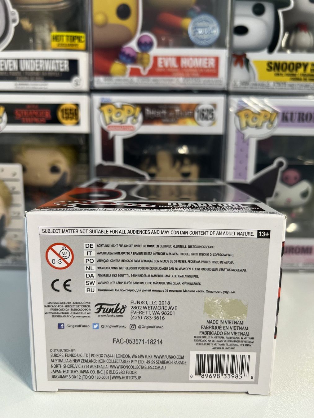 Funko Statuette: Funko POP! Marvel Holiday  Deadpool (With Candy Canes) – Nuovo e nell'imballaggio originale da Le Mouret venduto da perfectbijou 5