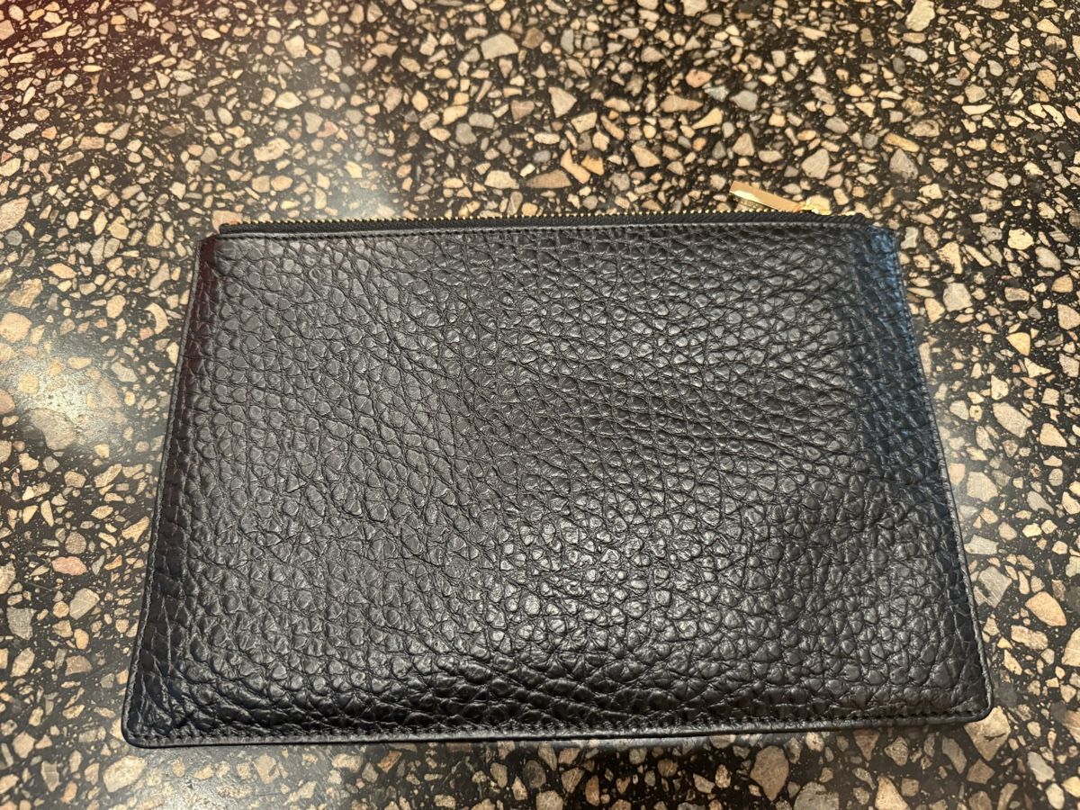 Borse da donna: Whistles black leather clutch bag – Usato da Zürich venduto da gva_r9gs 1
