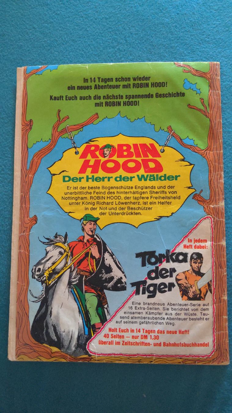 Fumetti: Robin Hood Comic Nr. 71 - Der Herr der Wälder, Bastei – Usato da Niederscherli venduto da Mon_Art 1