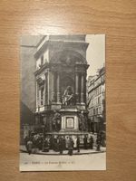 Antike Postkarte, Paris La Fontaine Molière, Rarität!