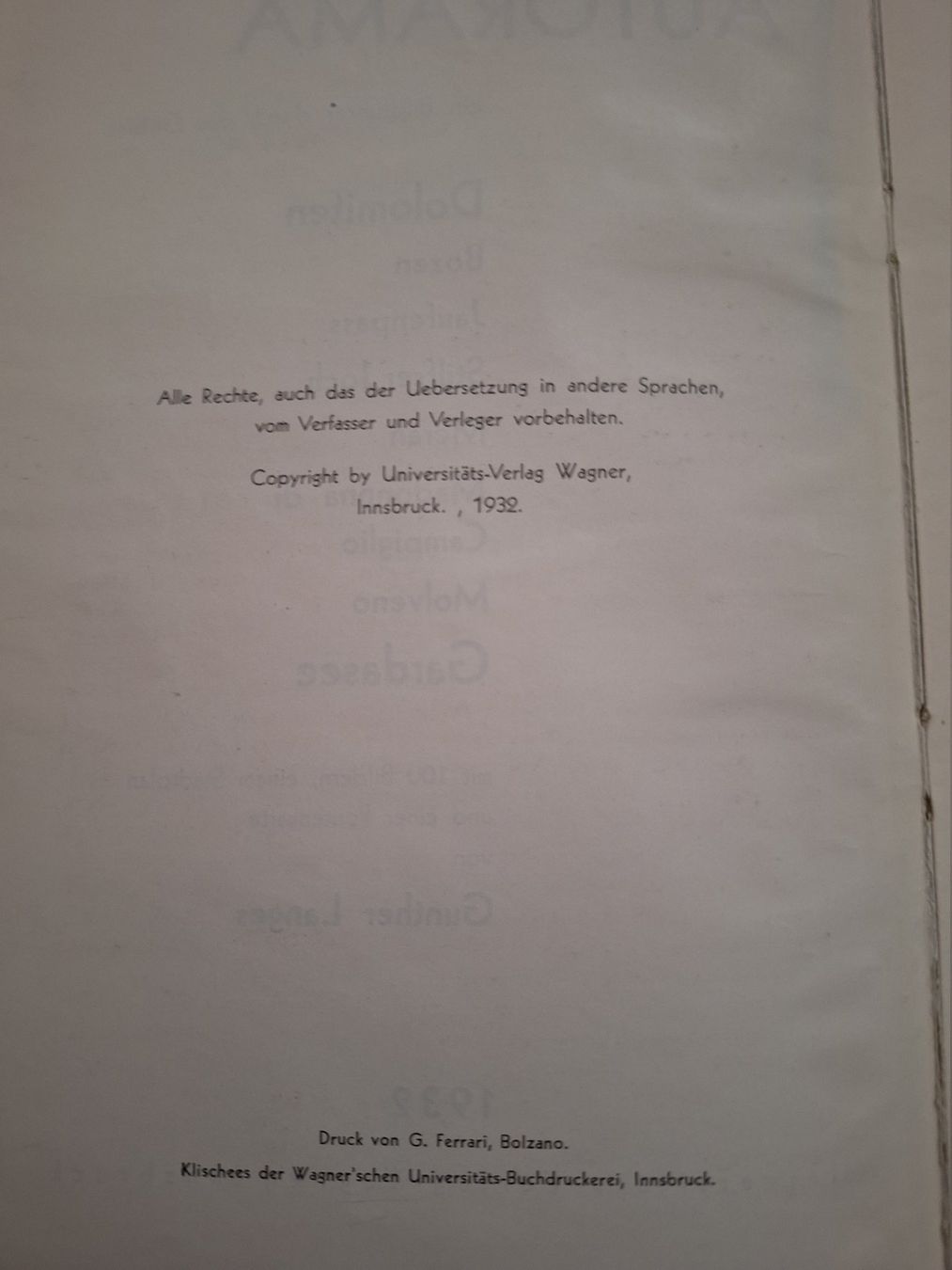 Libri: Versand möglich! Autorama- Gunther Langes, 1932 – Usato da Winterthur venduto da Goldpipau 3
