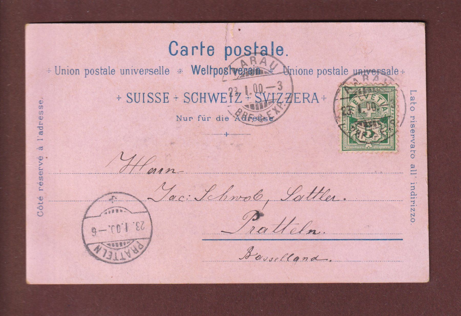 Cartoline postali: Souvenir de NEUCHÂTEL - 1900 Litho Schlumpf – Usato da Pully venduto da nicecards 1
